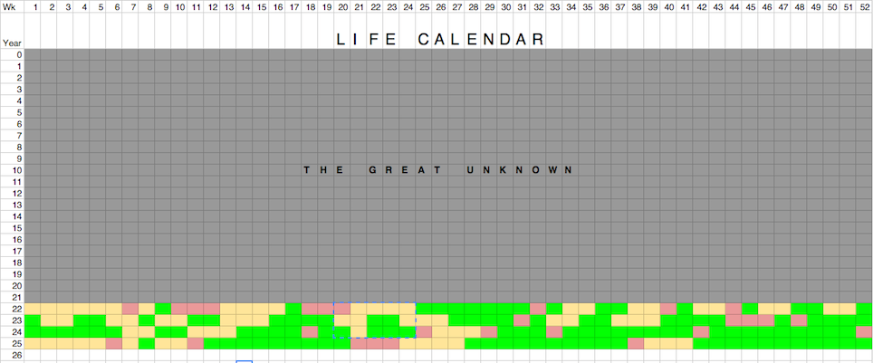 Life Calendar prototype